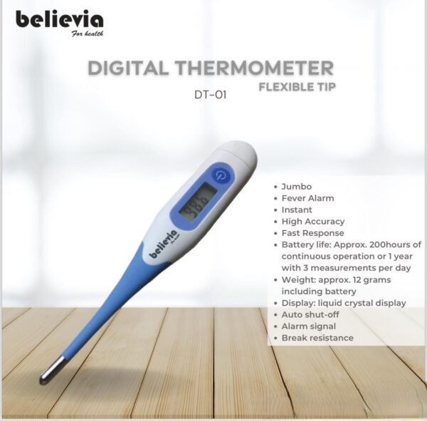 DIGITAL THERMOMETER  FLEXIBLE TIP - Image 2