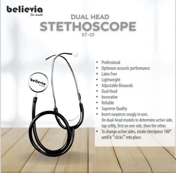 Dual Head Stethoscope (ST-01) - Image 2