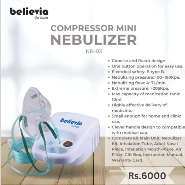 Compressor Mini Nebulizer (NB-03) - Image 2