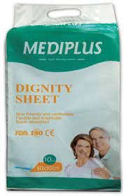 Dignity Sheet Mediplus Surgical underpads Disposable highly absorbent