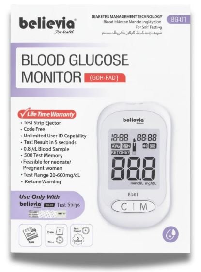 Believia Blood Glucose Monitor