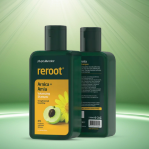 reroot® Arnica + Amla Volumizing Shampoo – Total Lift, Strength, and Nourishment