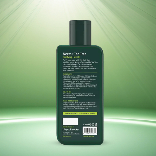 reroot™ Neem + Tea Tree Purifying Hair Oil – Zero Scalp Buildup, Maximum Freshness - Image 2