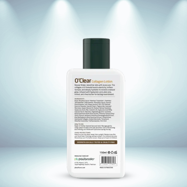 O'Clear Collagen Lotion – Day & Night Care for Youthful Skin - Image 2