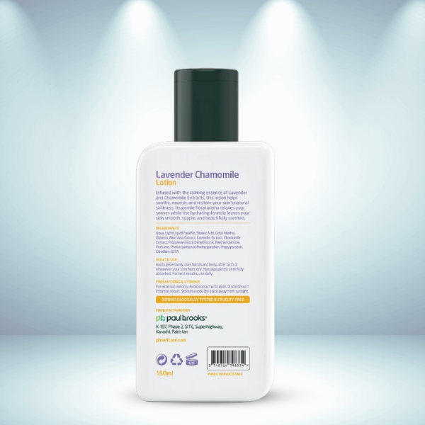 Lavender Chamomile Lotion – Calms & Soothes Hands & Body (150ml) - Image 2