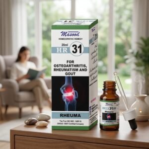 Masood HR 31 (Rheuma) – For Osteoarthritis, Rheumatism & Gout (20ml)