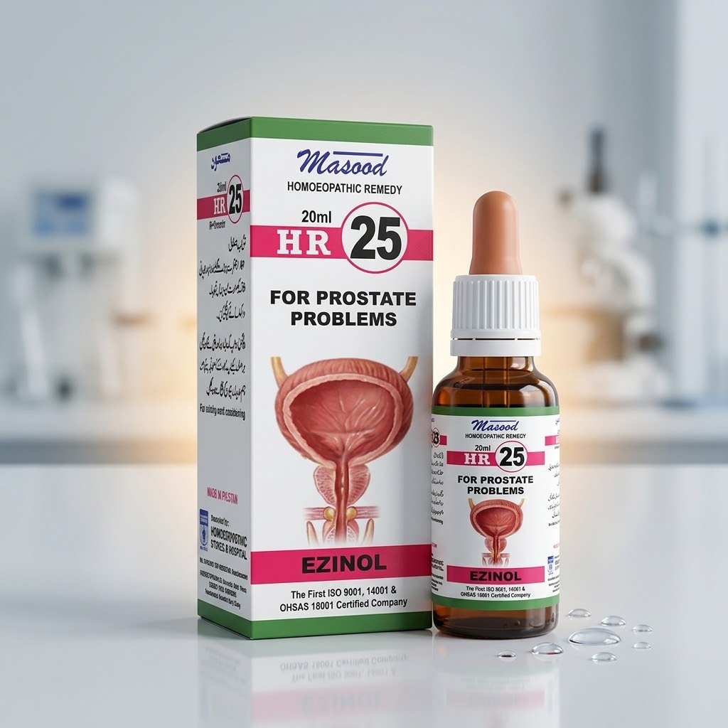 Masood HR 25 (Ezinol) Helpful In Relief of Prostate problems – 20ml